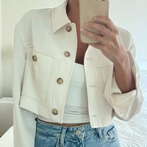 Aritzia Wilfred Cropped Jacket
